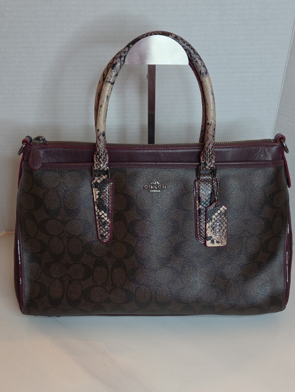 Coach Morgan Signature Satchel -Style F38913